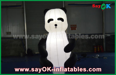 Prodotti gonfiabili su ordinazione durevoli, fumetto gonfiabile animale del panda per annunciare