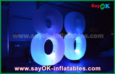 Il tipo luce gonfiabile delle meduse della decorazione LED di illuminazione numera 8 8 per mostrare
