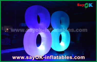 Il tipo luce gonfiabile delle meduse della decorazione LED di illuminazione numera 8 8 per mostrare