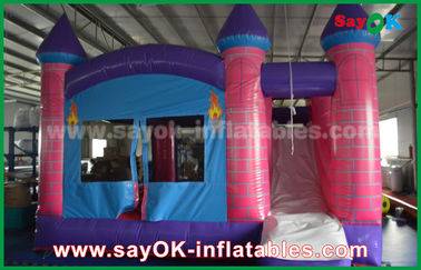 Slide gonfiabili da 0,55 mm PVC gonfiabile Bouncer Dream Princess Castello trampolino