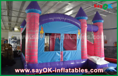 Slide gonfiabili da 0,55 mm PVC gonfiabile Bouncer Dream Princess Castello trampolino