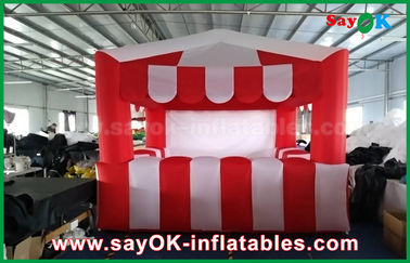 Tenda gonfiabile rossa della tenda gonfiabile della Camera e bianca su ordinazione dell'aria per la pubblicità di evento