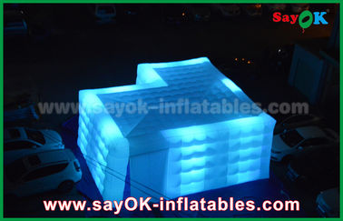 la grande tenda gonfiabile personalizza la tenda gonfiabile quadrata dell'aria con luce principale Actitive all'aperto