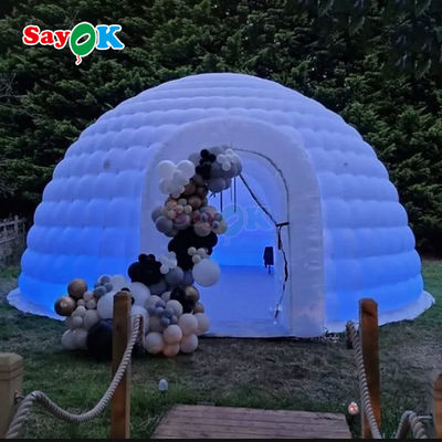 8m 26ft Tenda a cupola gonfiabile grande in tessuto di Oxford con ventilatore