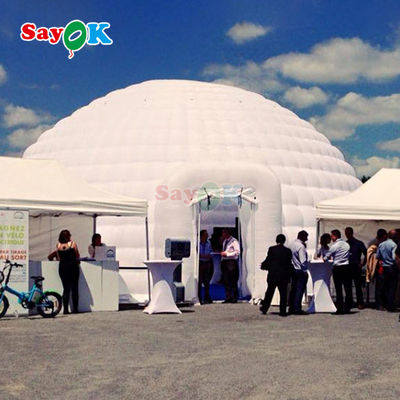 Tenda igloo gonfiabile con soffiatore