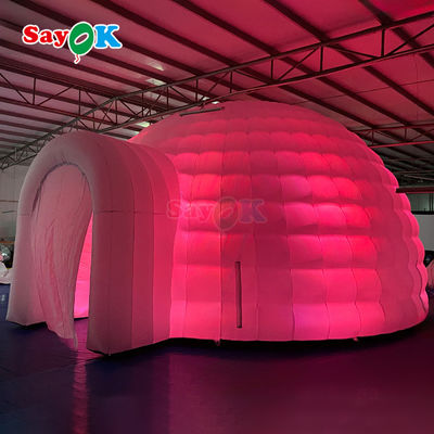 Tenda gonfiabile con luci a led