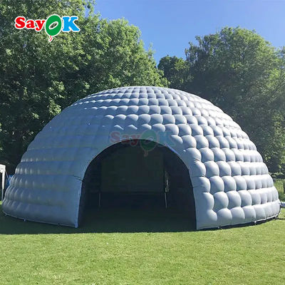Tenda portabile grande igloo cupola gonfiabile per festa all'aperto evento club matrimonio