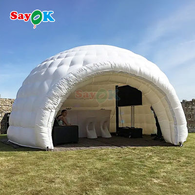 Tenda igloo gonfiabile portatile impermeabile in tessuto di Oxford