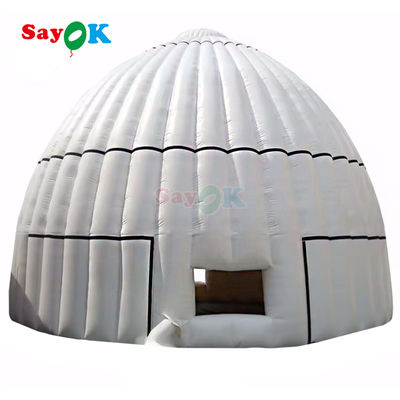 Tenda igloo gonfiabile portatile impermeabile in tessuto di Oxford