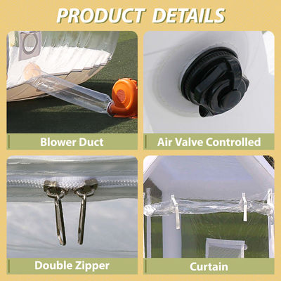 Sayok Golden Bubble Houses portabile trasparente gonfiabile Bubble House tenda per il matrimonio di festa