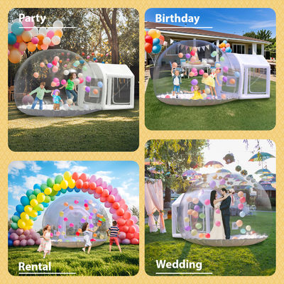 Sayok Golden Bubble Houses portabile trasparente gonfiabile Bubble House tenda per il matrimonio di festa