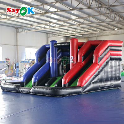 Commerciale gonfiabile Combo Slide doppio gonfiabile Bounce House gigante gonfiabile Slide per esterni