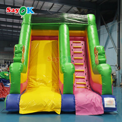 Slide gonfiabile piscina PVC combinazione gonfiabile scivolo e piscina gigante gonfiabile scivolo bouncer in vendita