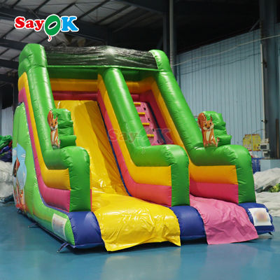 Slide gonfiabile piscina PVC combinazione gonfiabile scivolo e piscina gigante gonfiabile scivolo bouncer in vendita