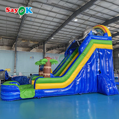 Grossista Disegni animati Slide gonfiabile trampolino Slide gonfiabile gigante Slide gonfiabile da buttafuori Slide gonfiabile per adulti grande Slide acquatico con piscina
