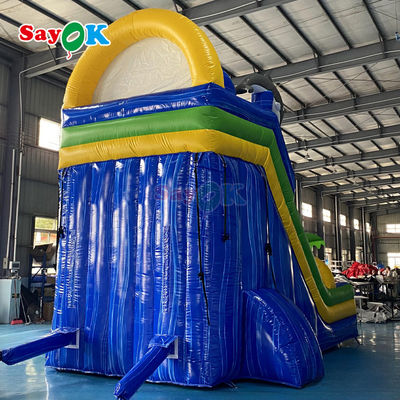 Grossista Disegni animati Slide gonfiabile trampolino Slide gonfiabile gigante Slide gonfiabile da buttafuori Slide gonfiabile per adulti grande Slide acquatico con piscina