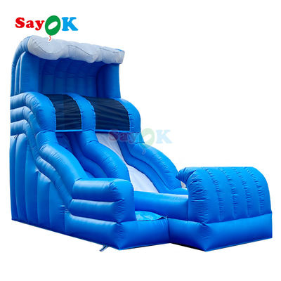 Commerciale gonfiabile parco acquatico giochi scivoli all'aperto scivolo d'acqua saltare scivolo d'acqua gonfiabile per adulti