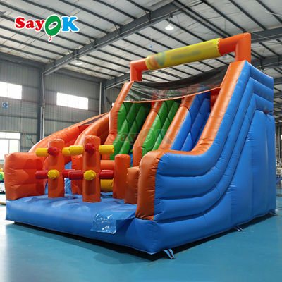 Slide gonfiabile gigante PVC gonfiabile asciutto doppio scivolo commerciale gonfiabile scivolo casa rimbalzo in affitto