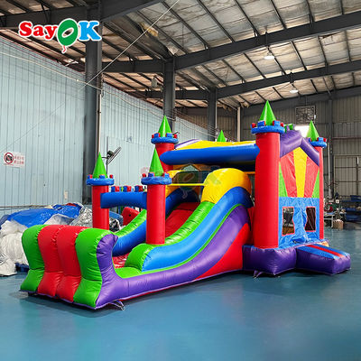 Sayok Inflatabile Bouncer House Castello PVC Inflatabile Bounce Slide Commerciale Inflatabile Bouncing Combo Slide per Event