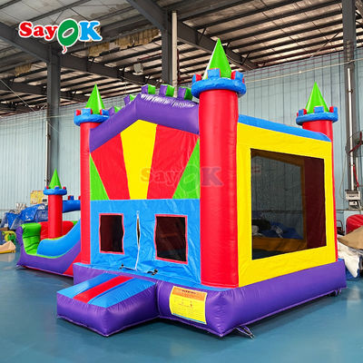 Sayok Inflatabile Bouncer House Castello PVC Inflatabile Bounce Slide Commerciale Inflatabile Bouncing Combo Slide per Event