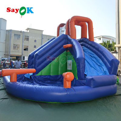 Sayok 20ft Hot Sale Slide d'acqua gonfiabile Slide gonfiabile con piscina Slide d'acqua gonfiabili per bambini