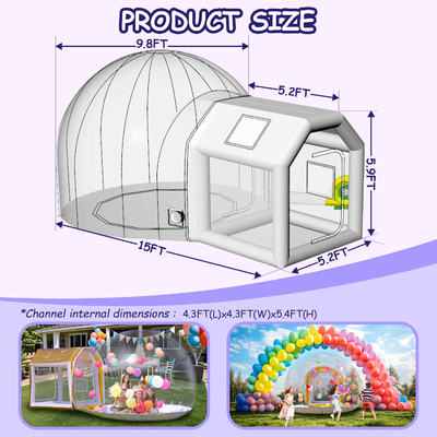 Unica Bubble House Partita gonfiabile Bubble Balloon House Tenda per bambini