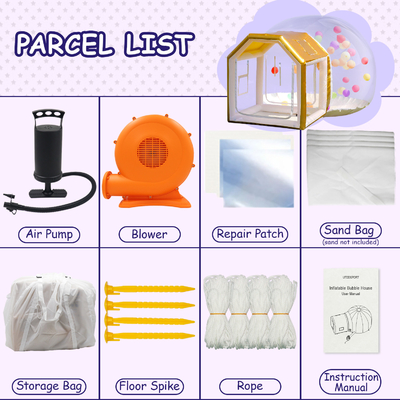Unica Bubble House Partita gonfiabile Bubble Balloon House Tenda per bambini