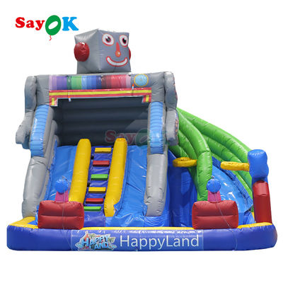 Grande Parco giochi all'aria aperta Bambini Castello gonfiabile tema cartone animato Salto Bouncer Bambini gonfiabili Bouncer Castello gonfiabile con soffiatore