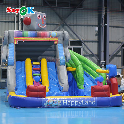 Grande Parco giochi all'aria aperta Bambini Castello gonfiabile tema cartone animato Salto Bouncer Bambini gonfiabili Bouncer Castello gonfiabile con soffiatore