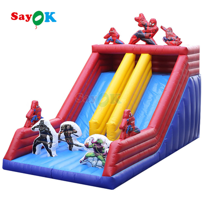 Commerciale colorato casa gonfiabile rimbalzo & combo scivolo per bambini e adulti Outdoor PVC Bouncy Castle