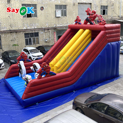 Commerciale colorato casa gonfiabile rimbalzo & combo scivolo per bambini e adulti Outdoor PVC Bouncy Castle