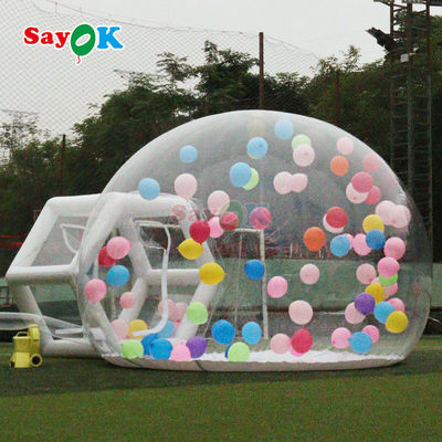 Sayok portabile gonfiabile Bubble House tenda chiara Bubble House Logo personalizzato