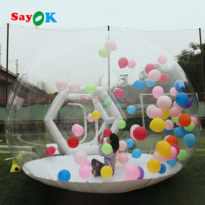 Sayok portabile gonfiabile Bubble House tenda chiara Bubble House Logo personalizzato