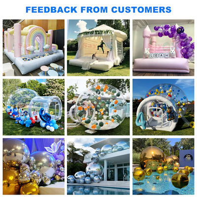 Casa a bolle gonfiabile trasparente Casa a bolle gonfiabile per bambini