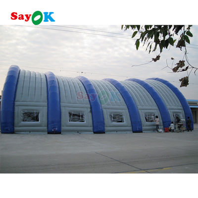 Sala sportiva gonfiabile Sayok Tenda del tunnel Grande stadio sportivo Tenda sportiva gonfiabile in PVC per esterni