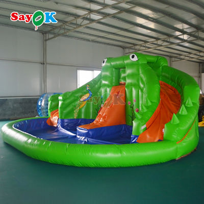 Sayok Commercial Inflatabile Trampoline Slides Inflatabile Jumping Castle Slide