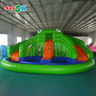 Sayok Commercial Inflatabile Trampoline Slides Inflatabile Jumping Castle Slide
