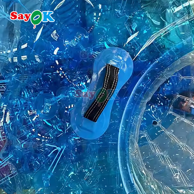 Ballo gonfiabile gigante all'aria aperta per uomo criceto Zorb Ballo gonfiabile trasparente per piscina Parco acquatico