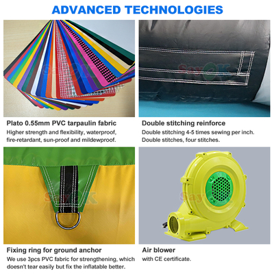 Sayok Commercial Grade PVC Bounce House Combo gonfiabile per bambini