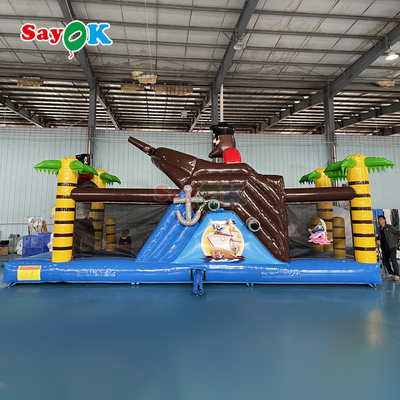 Sayok Castello gonfiabile commerciale personalizzato con rimbalzo Nave pirata gonfiabile Scivolo gonfiabile per bambini