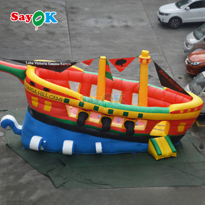 Scivolo Gonfiabile Gonfiabile Personalizzato Nave Pirata Commerciale Scivoli Gonfiabili per Bambini