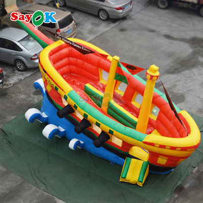 Scivolo Gonfiabile Gonfiabile Personalizzato Nave Pirata Commerciale Scivoli Gonfiabili per Bambini
