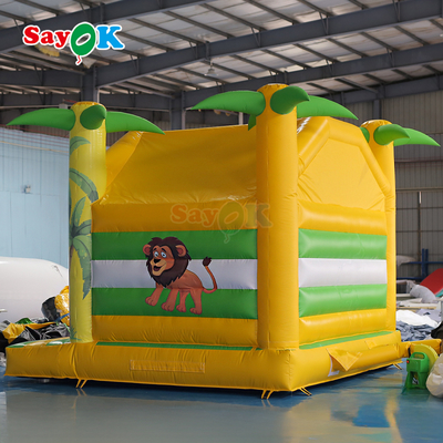 Sayok 4m Bambini Casa gonfiabile a rimbalzo Animali Stampa Bambini gonfiabili Bouncer Piccolo Castello gonfiabile
