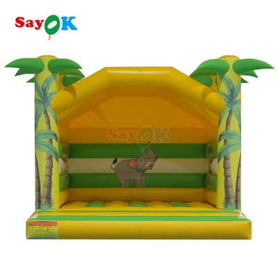 Sayok 4m Bambini Casa gonfiabile a rimbalzo Animali Stampa Bambini gonfiabili Bouncer Piccolo Castello gonfiabile