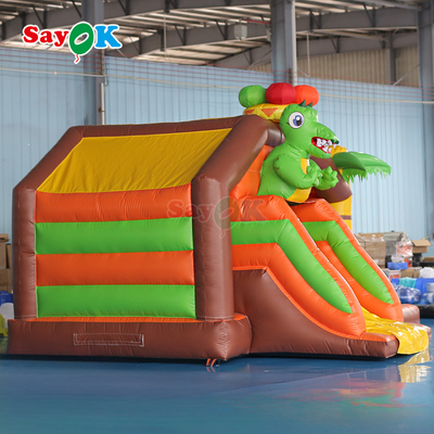 Piccolo gonfiabile gonfiabile combo dinosauro scivolo gonfiabile per bambini