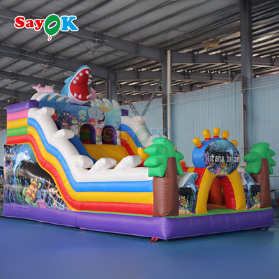 Sayok Seaworld Bouncing Castle Inflatabile Outdoor Inflatabile Bounce House Combo per bambini