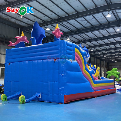Sayok Giant Seaworld Casa gonfiabile a rimbalzo Combo Parco giochi per bambini Castello gonfiabile a rimbalzo con scivolo