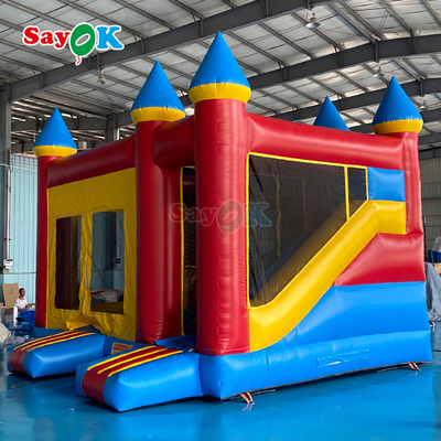 Sayok Castello Gonfiabile Rimbalzante Gonfiabile per Bambini in PVC per Uso Commerciale per Esterni
