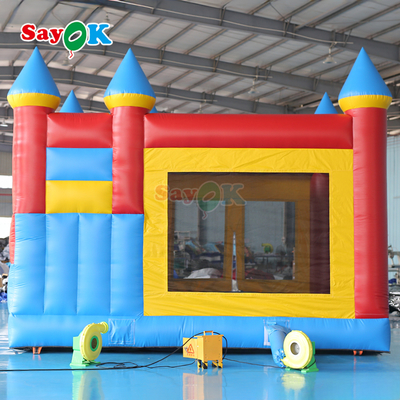 Sayok Castello Gonfiabile Rimbalzante Gonfiabile per Bambini in PVC per Uso Commerciale per Esterni
