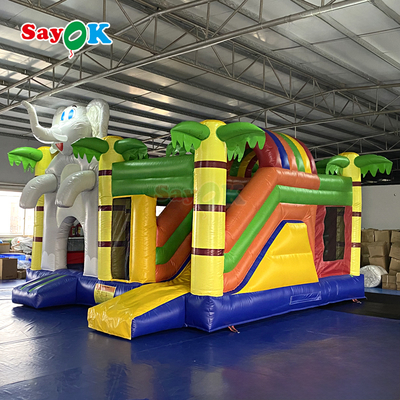 Sayok Elephant Jungle tematica casa gonfiabile gonfiabile castello gonfiabile per bambini